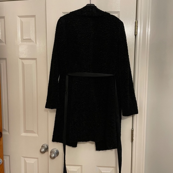 Ann Taylor black boucle coat - Picture 6 of 6